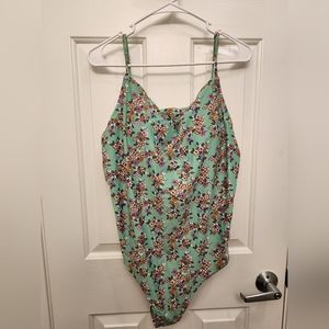 NWOT Aerie One Piece Floral Swim